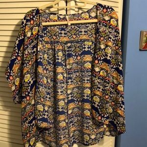 Tribal print kimono
